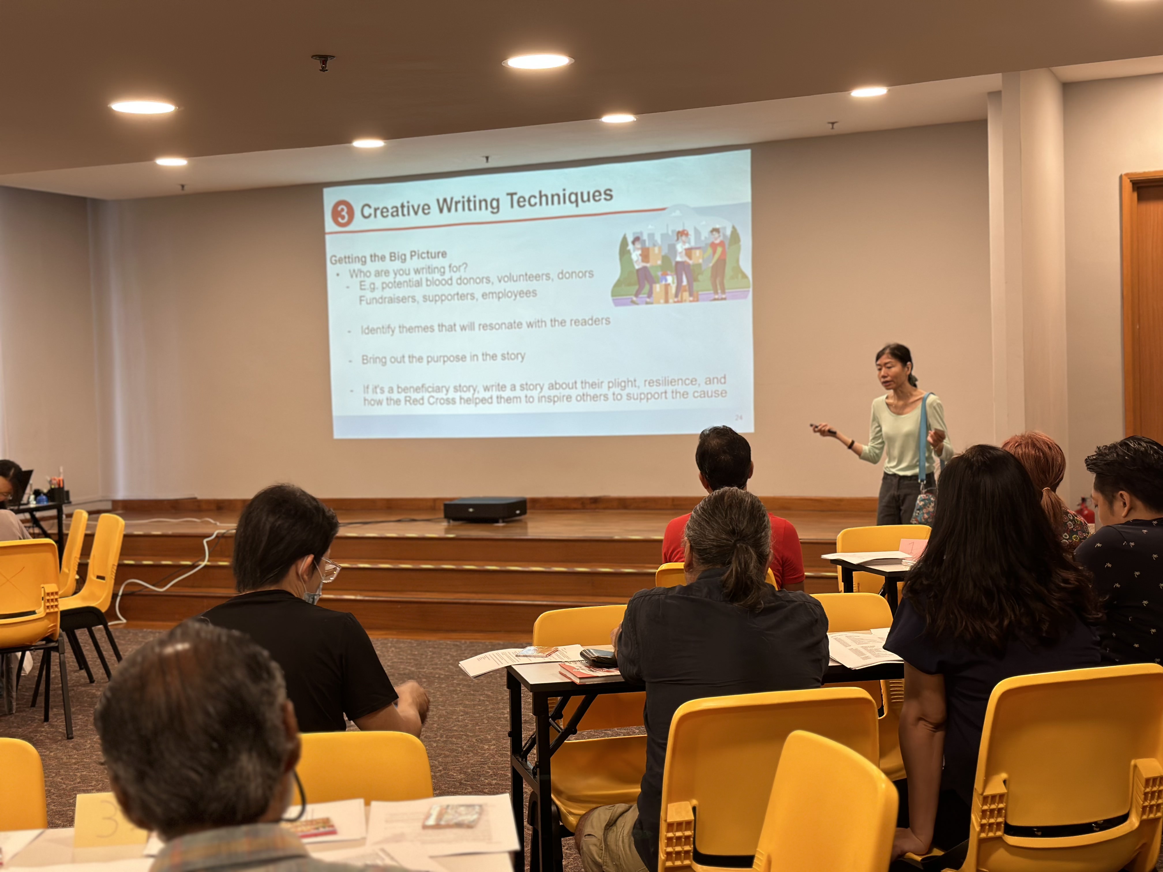 Singapore Red Cross Writing Workshop 1