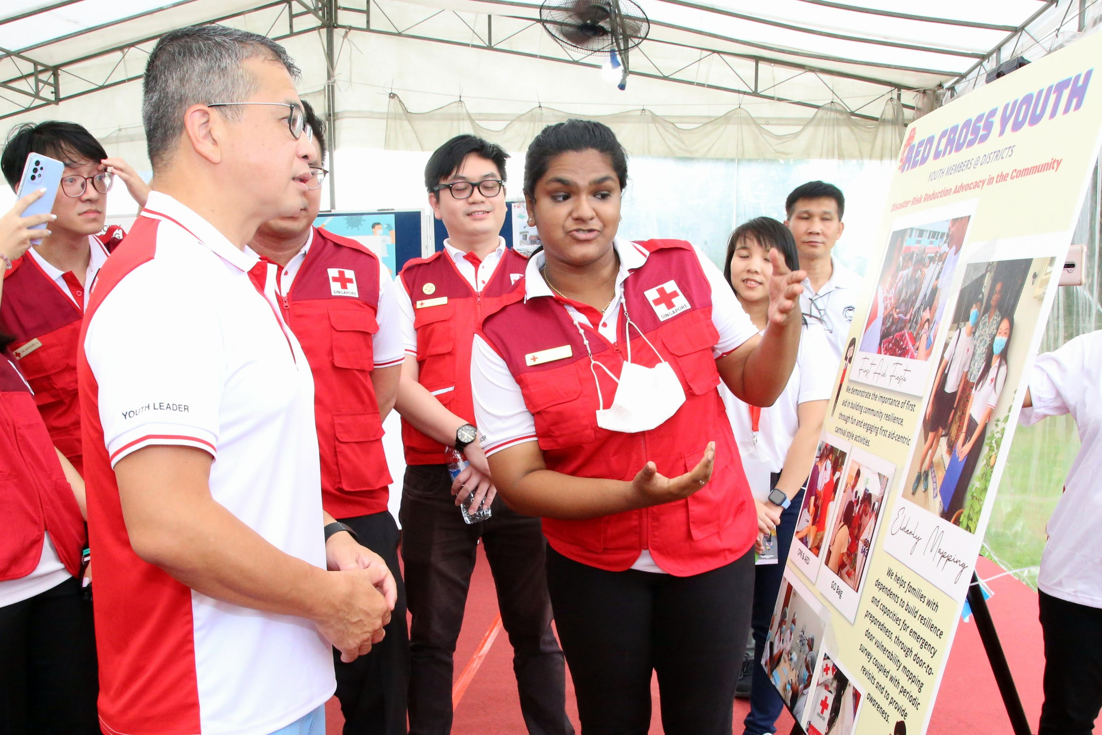 Minister Edwin Tong at Red Cross Youth 70th Anniversary