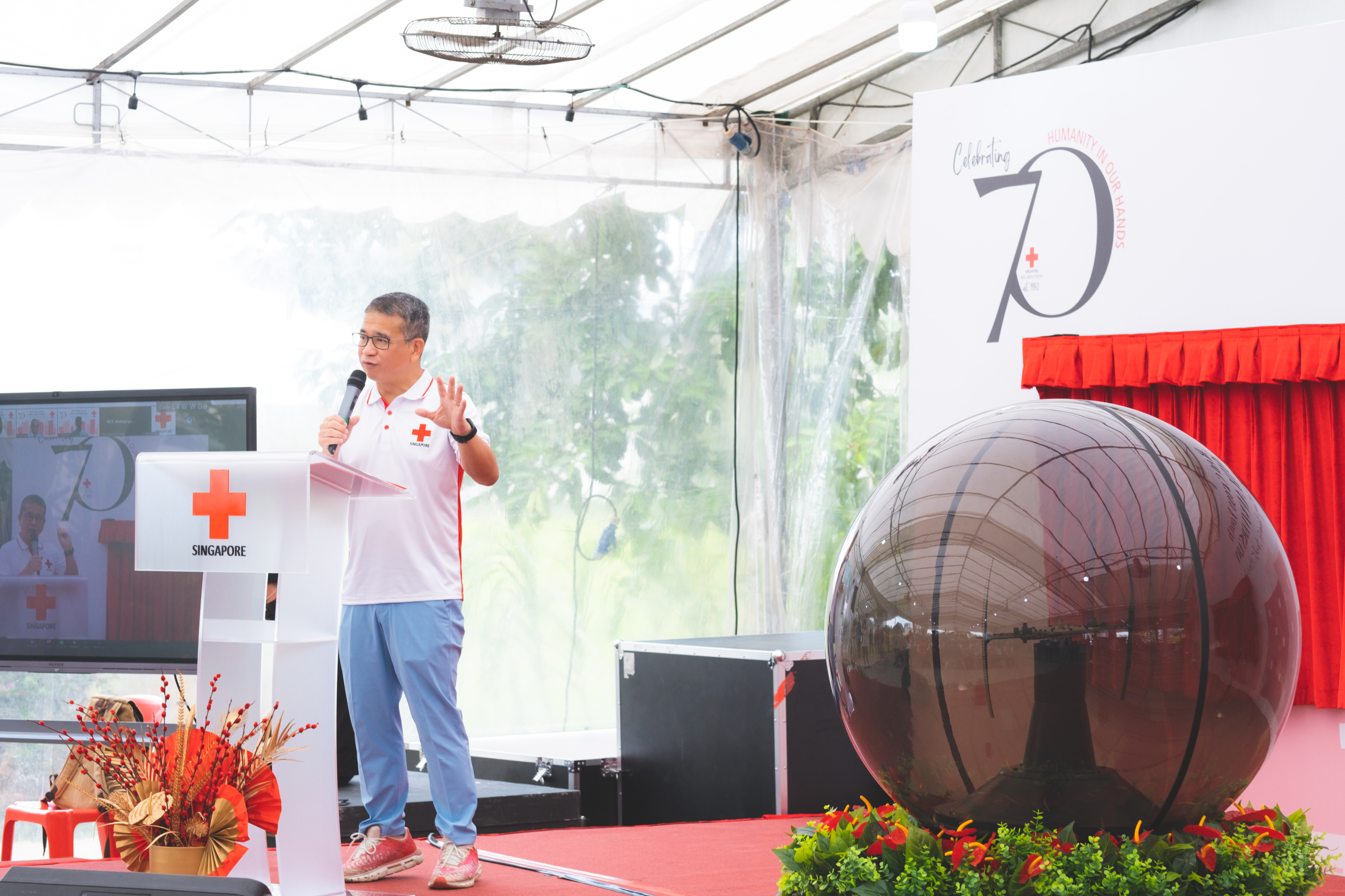 Minister Edwin Tong at Red Cross Youth 70th Anniversary 1