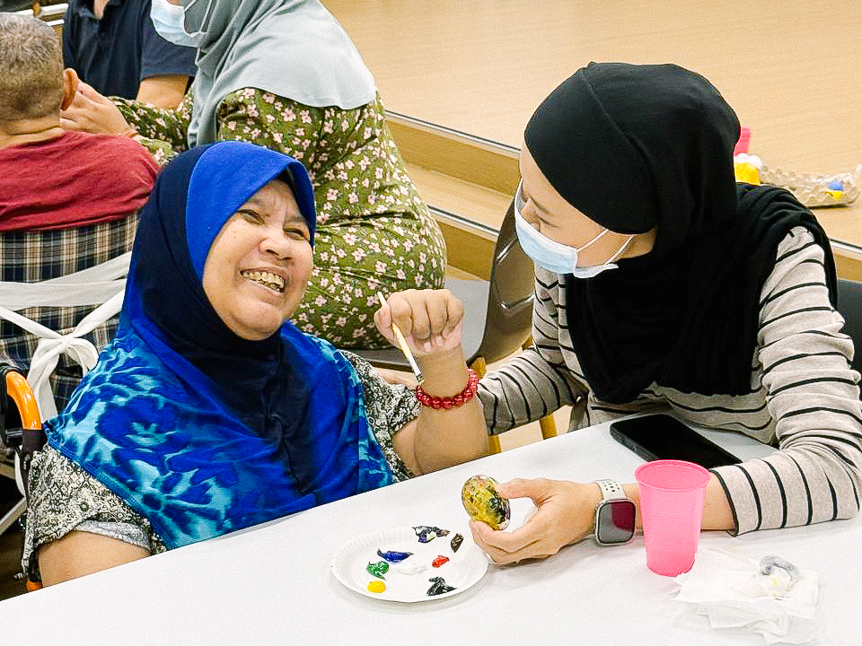 ​National Gallery hosting an arts and craft workshop for our residents at the Red Cross Home for the Disabled