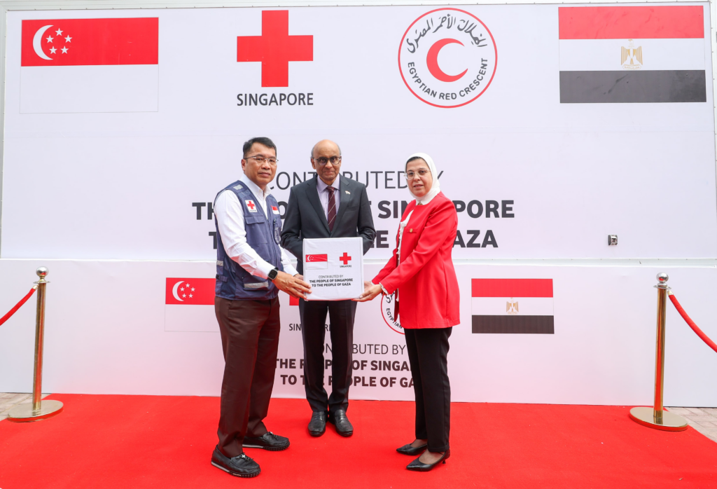 [Gaza Humanitarian Crisis] Singapore Red Cross Launches Photo Exhibition, Calls for Renewed Support to Fundraising Appeal