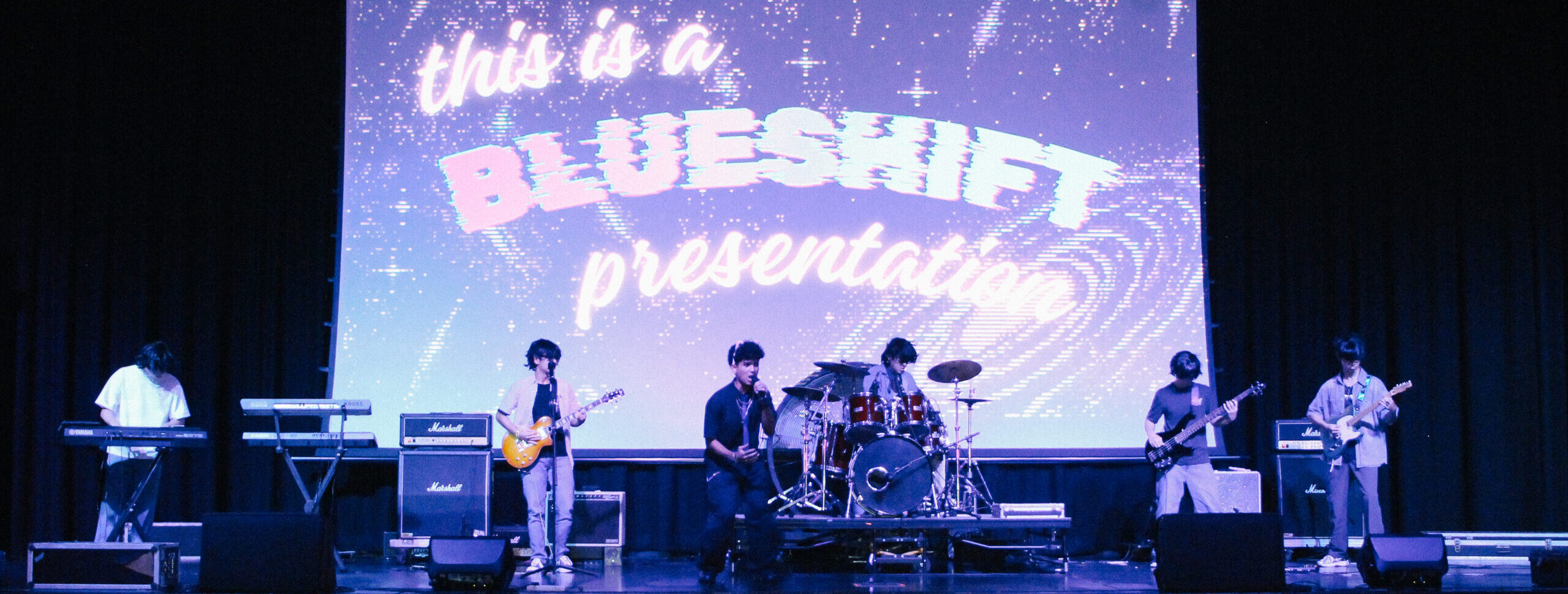 Students from different institutions performing at the B.A.C, a student-initiated concert fundraiser.