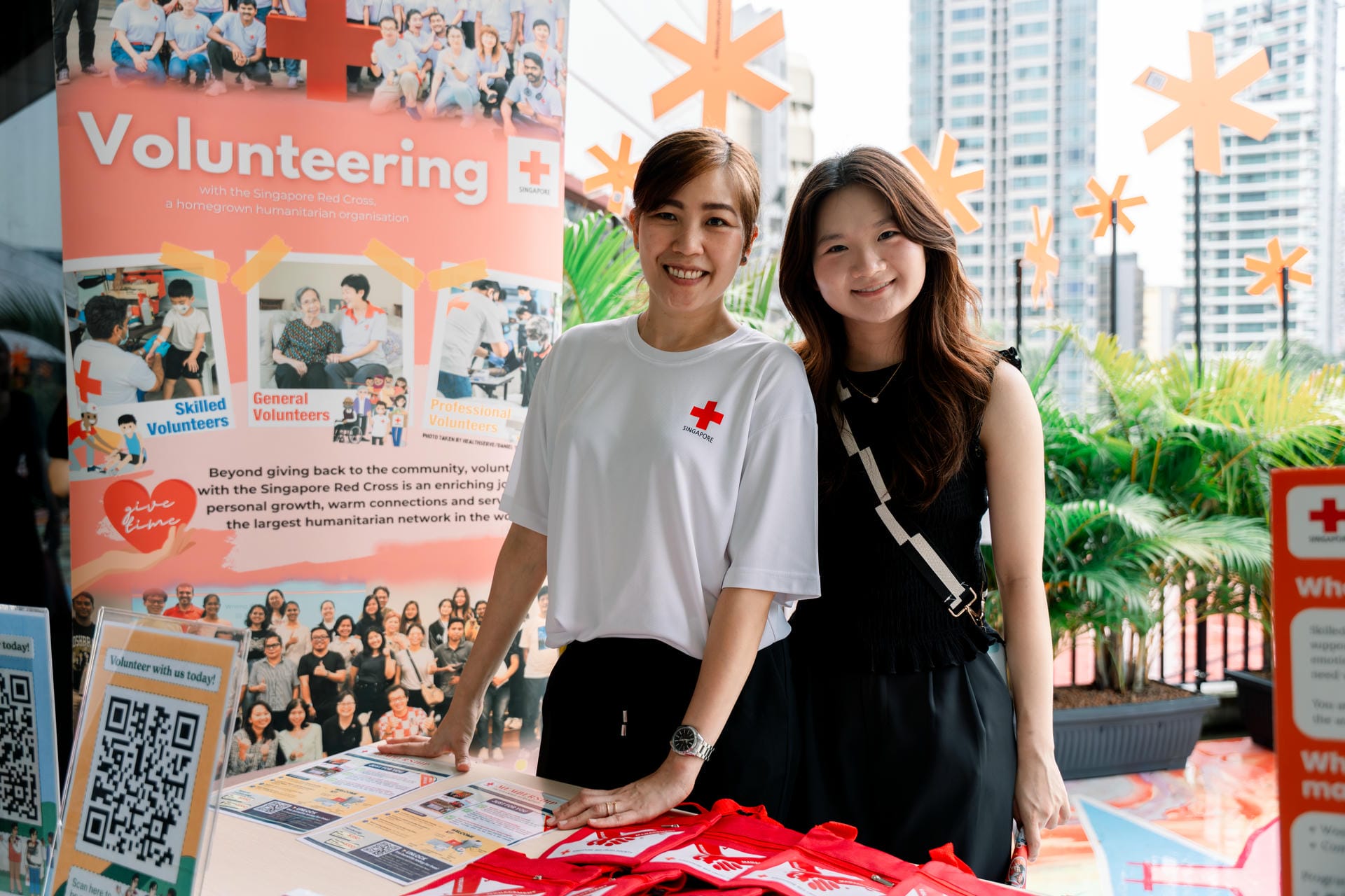 Volunteering with the Singapore Red Cross Society