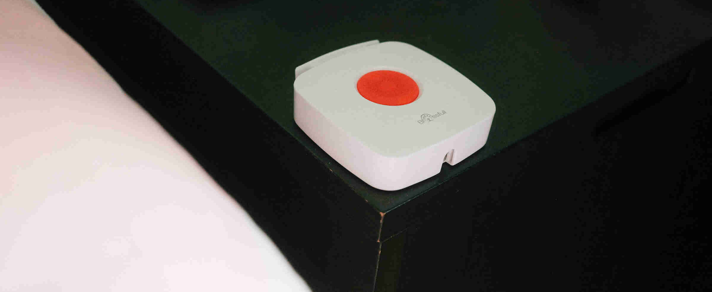 HoME+ panic button on client’s bedside