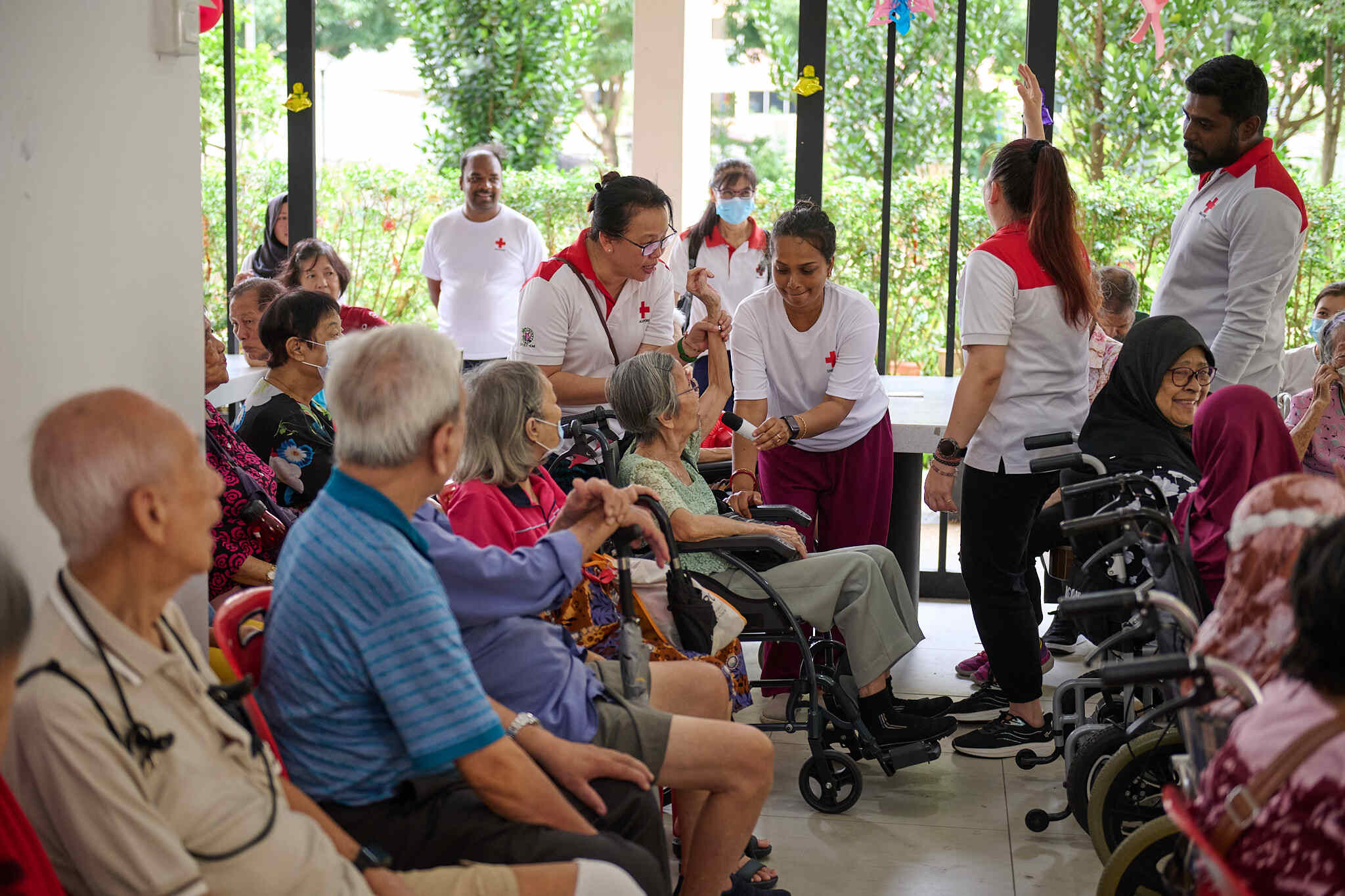 Seniors at our Hari Raya celebrations