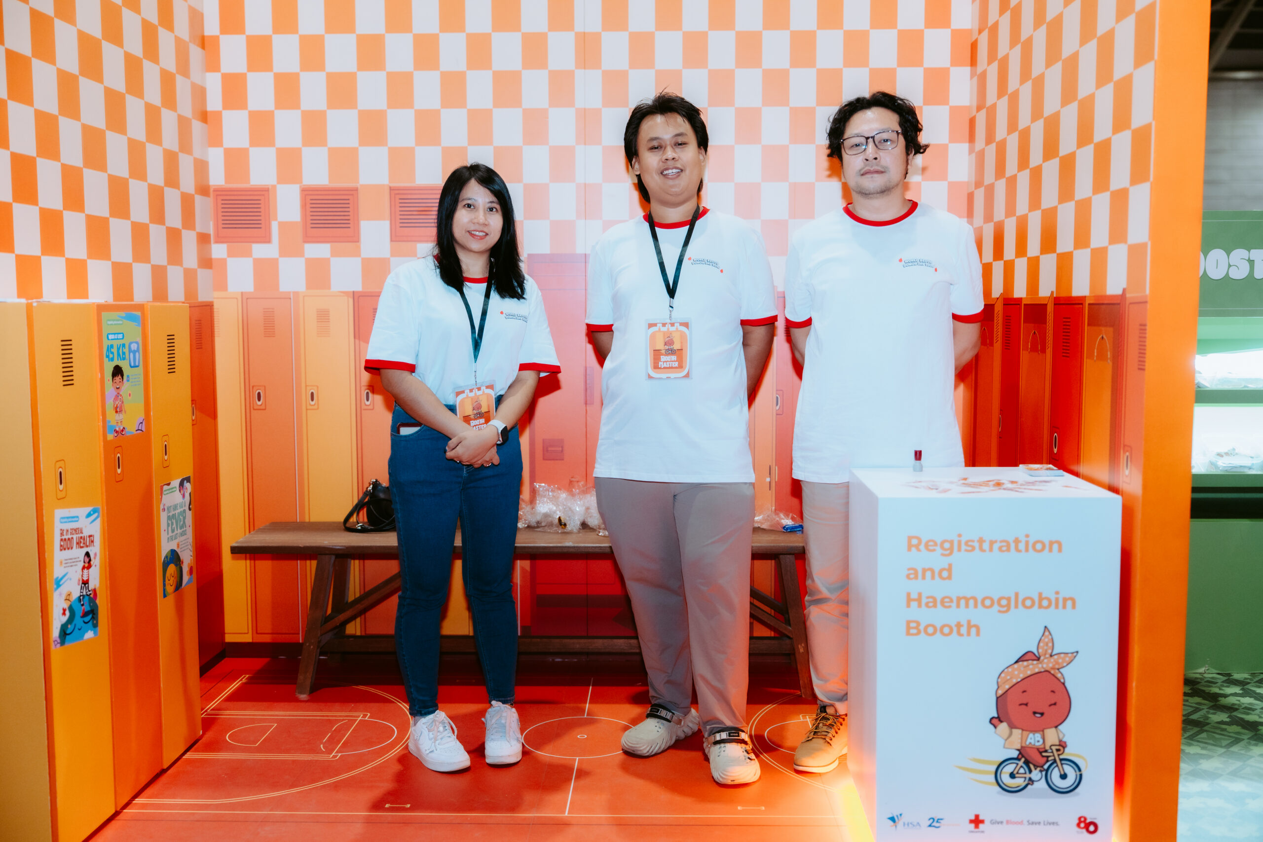 Blood donation volunteers