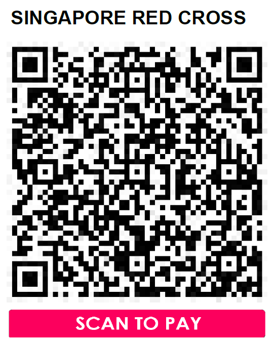 QR Code Singapore Red Cross Philippines Disaster 2025