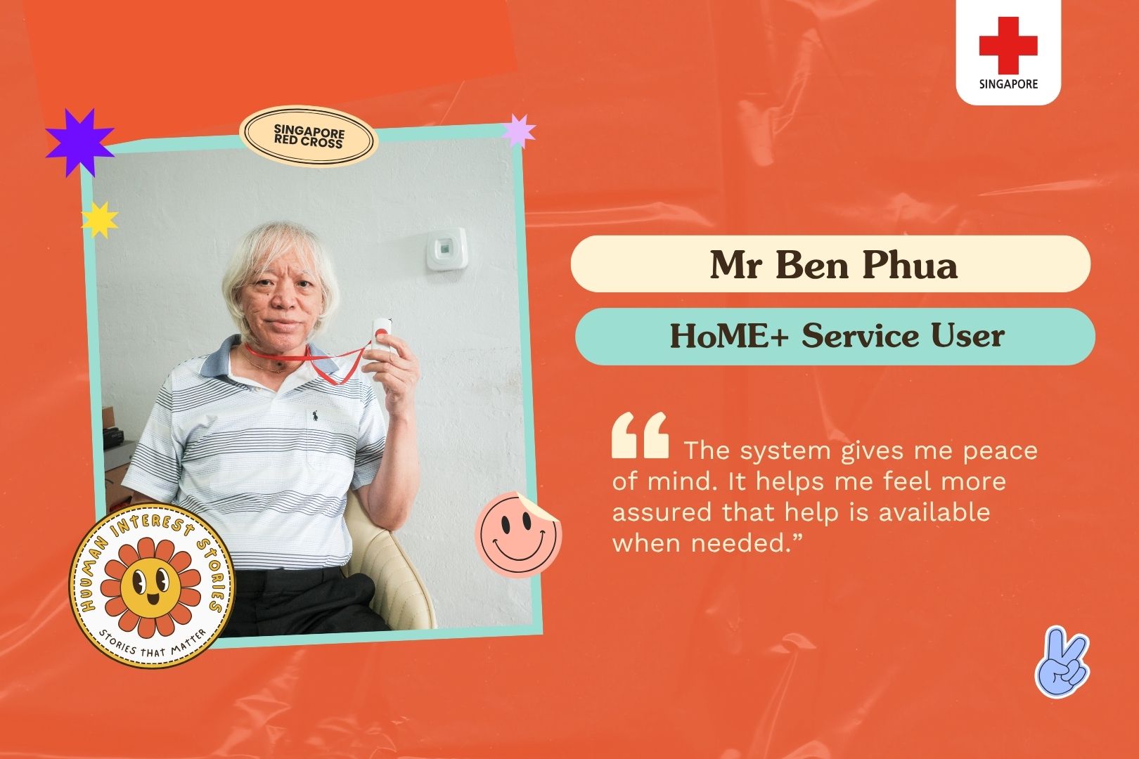 Singapore Red Cross HoME Service User Ben Phua
