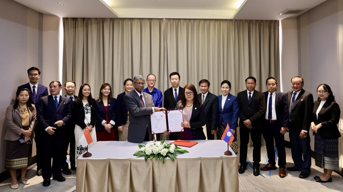 Singapore Red Cross and Lao Red Cross Strengthen Partnership 1