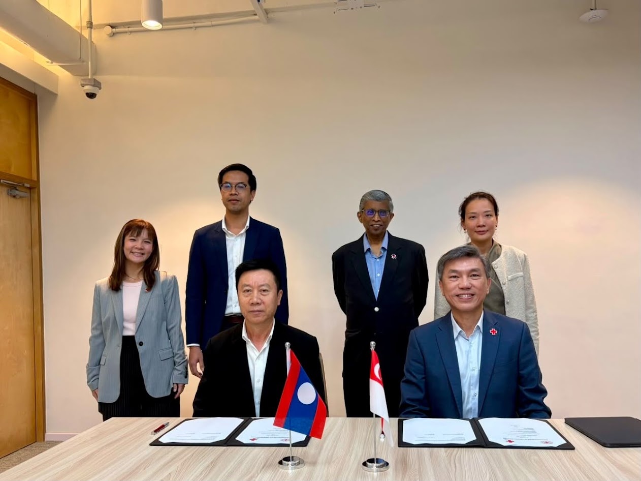 Singapore Red Cross and Lao Red Cross Strengthen Humanitarian Cooperation