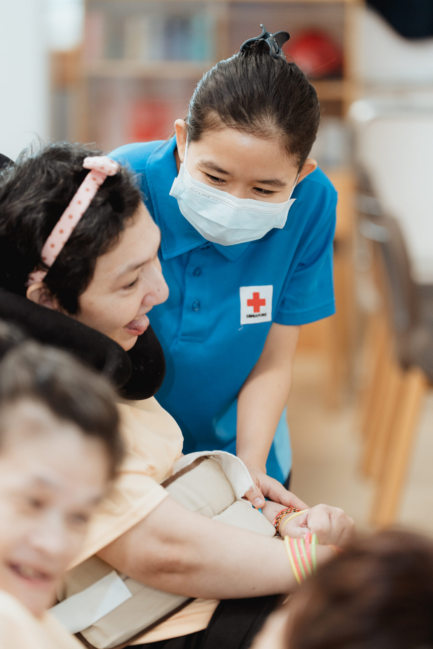RCHD nurse with resident