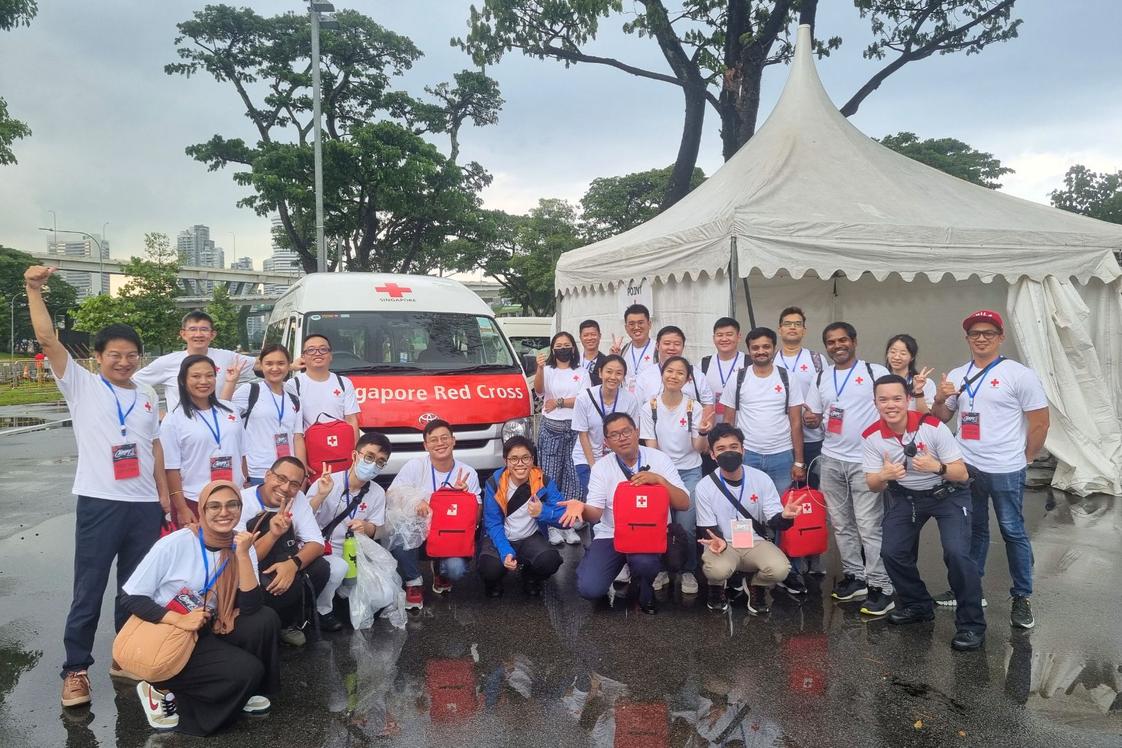 For first aid coverage